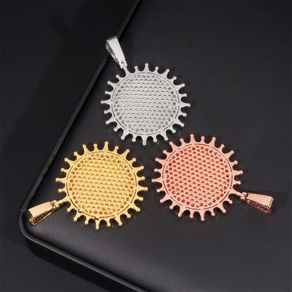 Popular Design Circle Photo Picture Memory Pendant