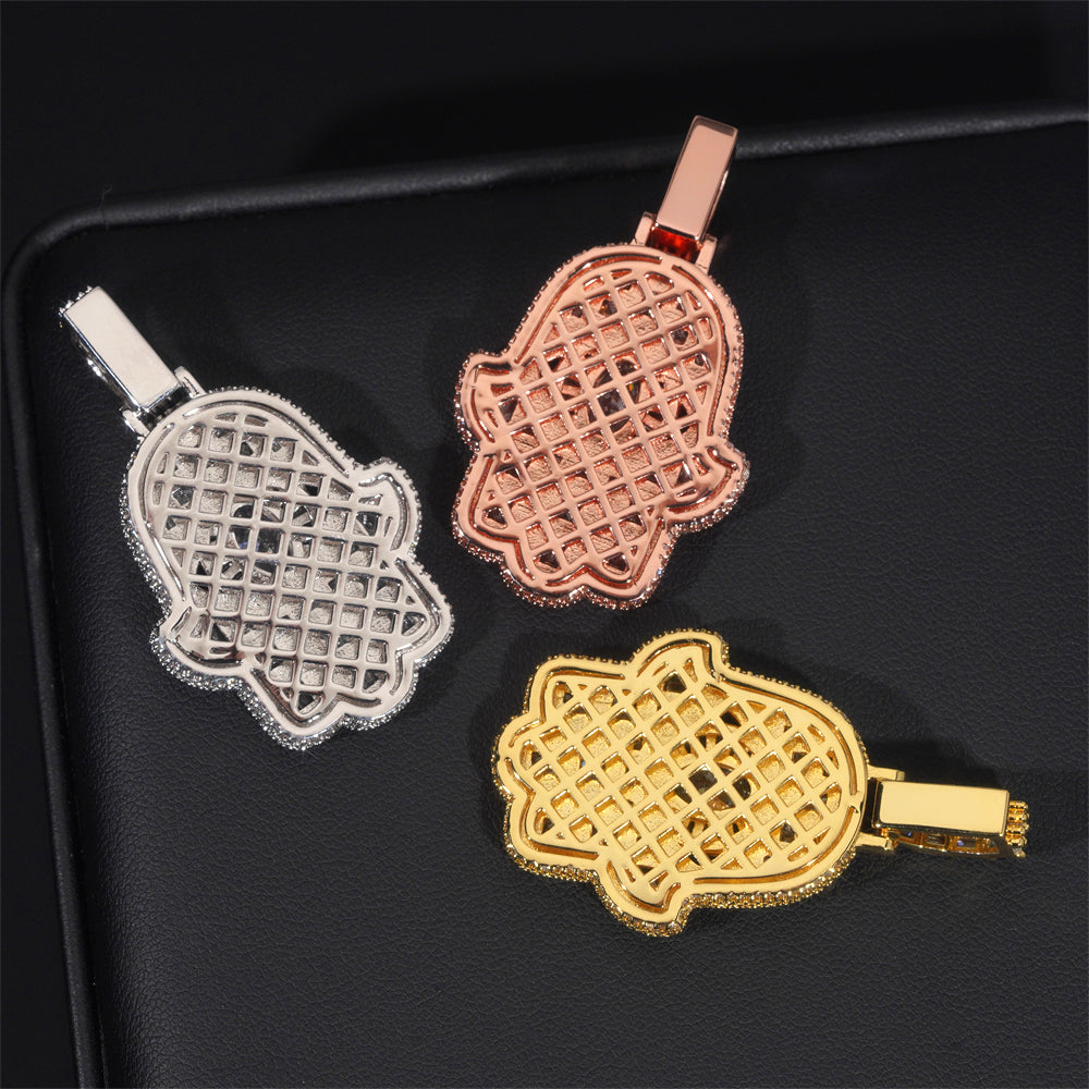 Luxury Deisgn Hamsa Pendant Charm VVS