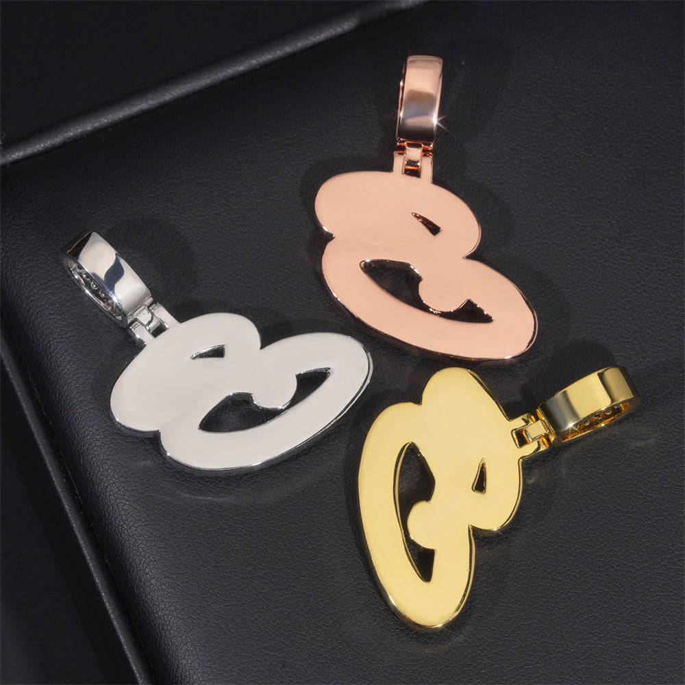 Hot Sell Single Letter Initial B Pendant