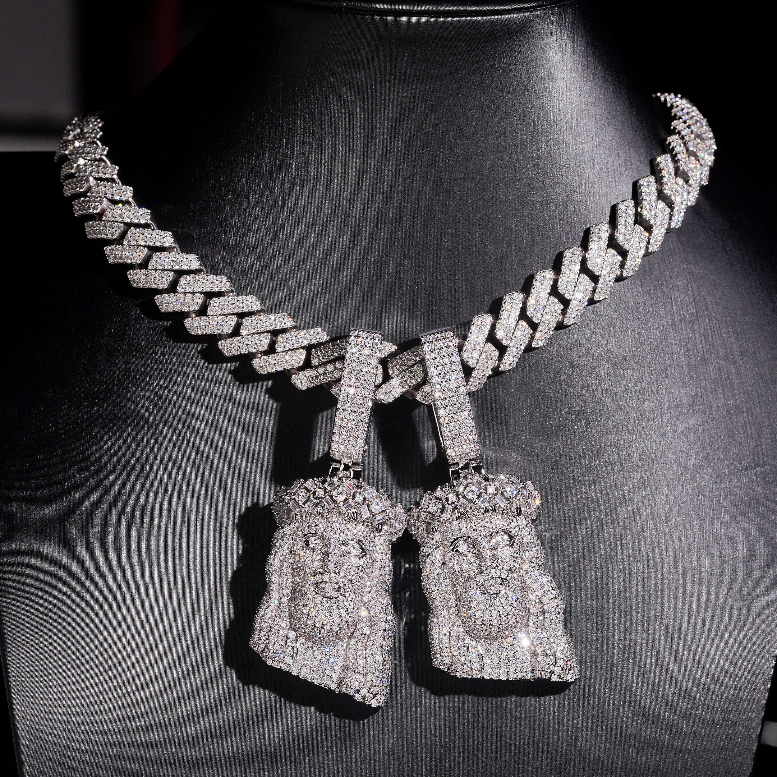 Iced Out Cz Jesus Pendant For Men