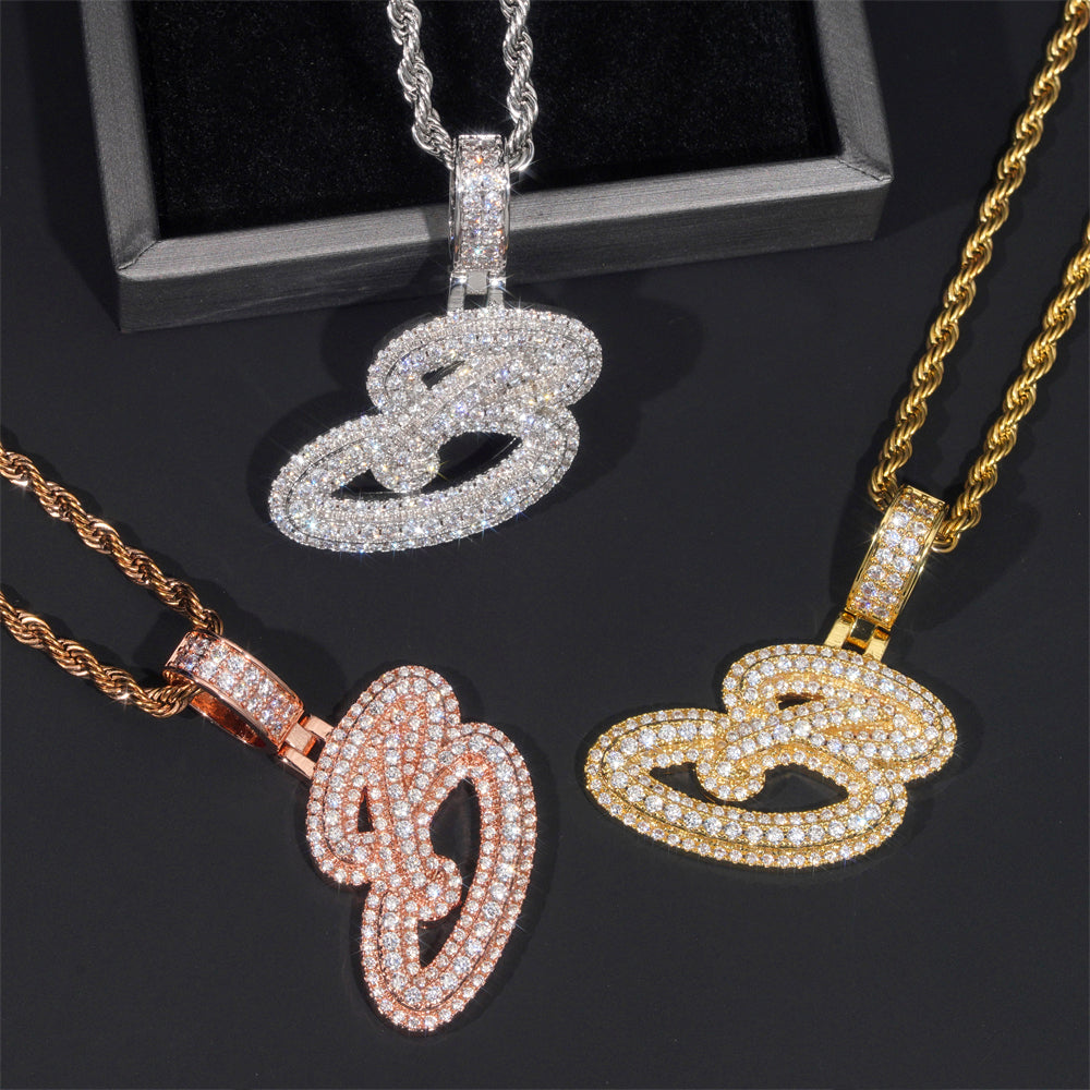 Hot Sell Single Letter Initial B Pendant