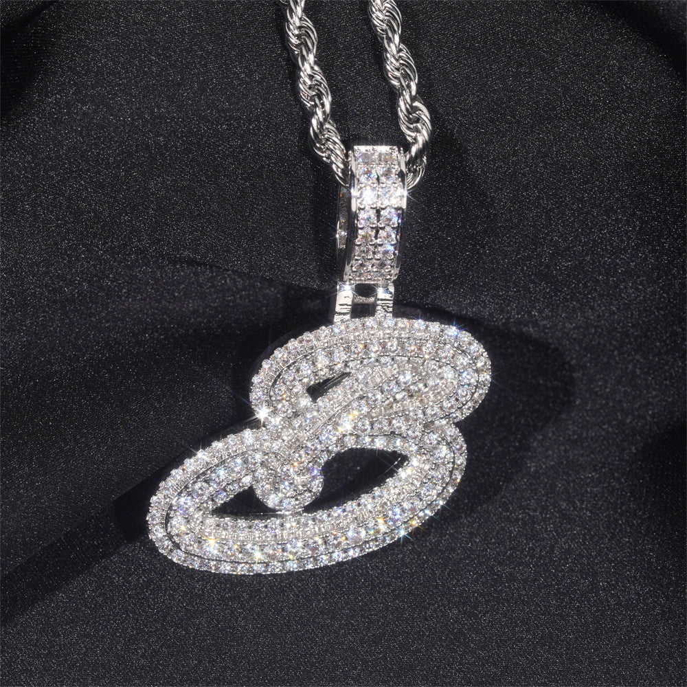 Hot Sell Single Letter Initial B Pendant